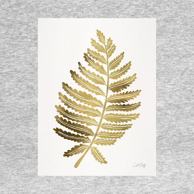 fern leaf gold by CatCoq